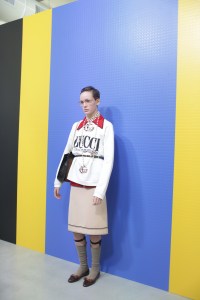 Backstage at Gucci RTW Spring 2018