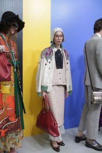 Backstage at Gucci RTW Spring 2018