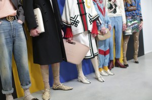 Backstage at Gucci RTW Spring 2018