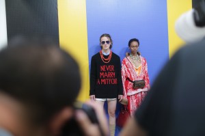 Backstage at Gucci RTW Spring 2018