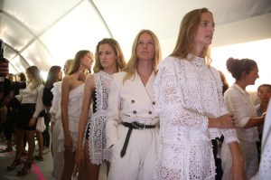 Backstage at Isabel Marant RTW Spring 2018