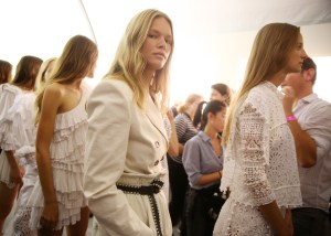 Backstage at Isabel Marant RTW Spring 2018