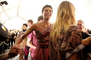 Backstage at Isabel Marant RTW Spring 2018