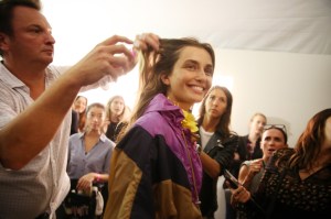 Backstage at Isabel Marant RTW Spring 2018