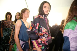 Backstage at Isabel Marant RTW Spring 2018