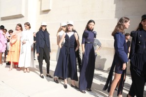 Backstage at Nina Ricci RTW Spring 2018