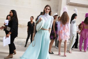 Backstage at Nina Ricci RTW Spring 2018