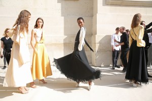 Backstage at Nina Ricci RTW Spring 2018