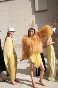 Backstage at Nina Ricci RTW Spring 2018