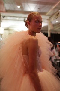 Backstage at Off-White RTW Spring 2018