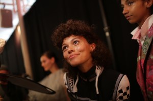 Backstage at Off-White RTW Spring 2018