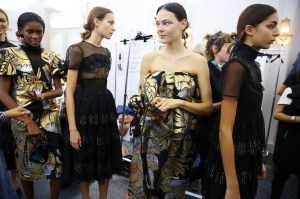 Backstage at Rochas RTW Spring 2018