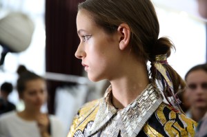 Backstage at Rochas RTW Spring 2018