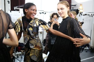 Backstage at Rochas RTW Spring 2018
