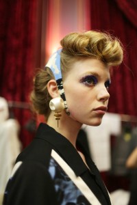 Backstage at Undercover RTW Spring 2018