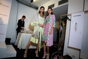 Backstage at Blumarine RTW Spring 2018