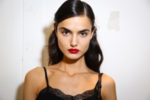 Backstage at Blumarine RTW Spring 2018