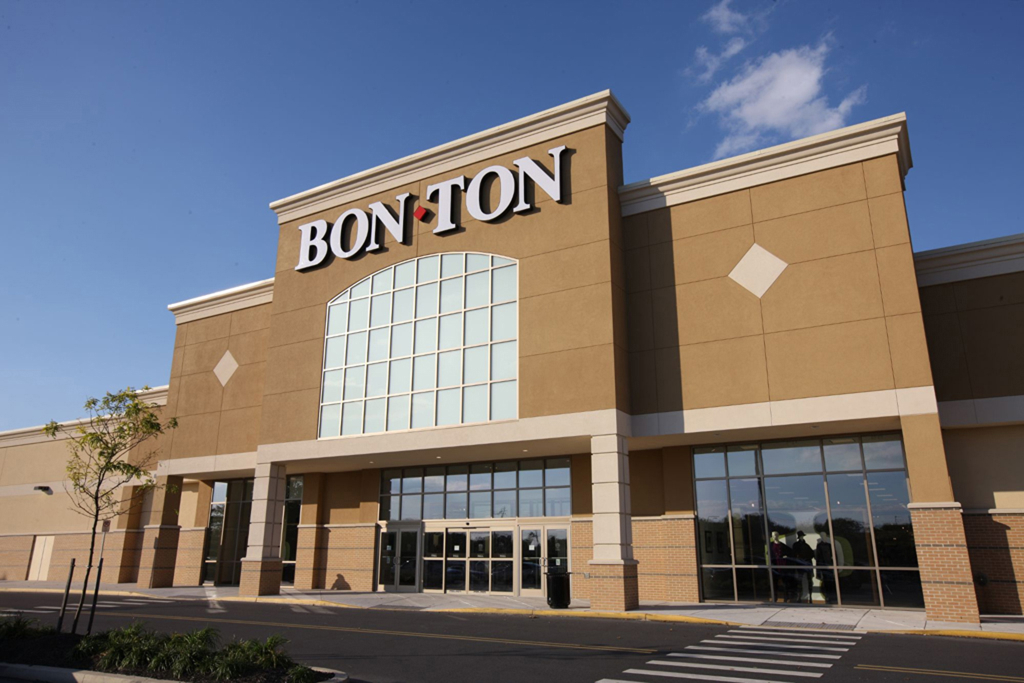 Outside a Bon-Ton location.