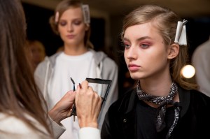 Backstage at Brock Collection RTW Spring 2018