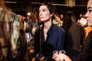Backstage at Anna Sui RTW Spring 2018