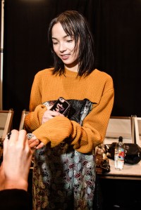 Backstage at Anna Sui RTW Spring 2018