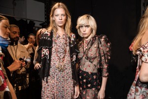 Backstage at Anna Sui RTW Spring 2018