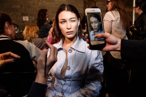 Backstage at Anna Sui RTW Spring 2018