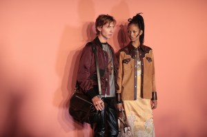 Backstage at Coach 1941 RTW Spring 2018
