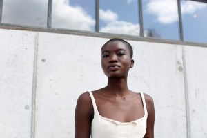 Backstage at Eckhaus Latta RTW Spring 2018