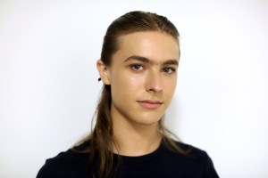 Backstage at Eckhaus Latta RTW Spring 2018