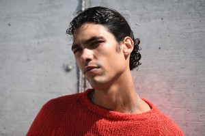 Backstage at Eckhaus Latta RTW Spring 2018