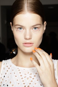 Backstage at Jeremy Scott RTW Spring 2018