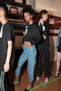 Backstage at Monse RTW Spring 2018