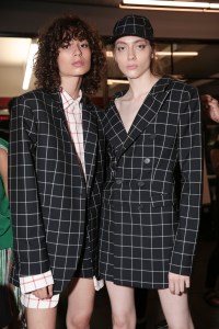 Backstage at Monse RTW Spring 2018