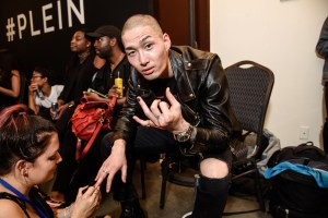Backstage at Philipp Plein RTW Spring 2018