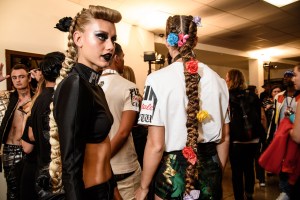 Backstage at Philipp Plein RTW Spring 2018