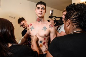 Backstage at Philipp Plein RTW Spring 2018