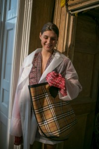 Backstage at Burberry RTW Spring 2018