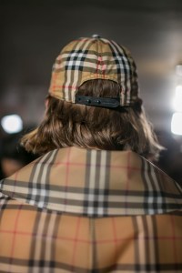 Backstage at Burberry RTW Spring 2018