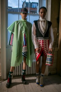 Backstage at Burberry RTW Spring 2018