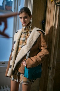 Backstage at Burberry RTW Spring 2018
