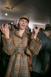 Backstage at Burberry RTW Spring 2018