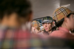 Backstage at Burberry RTW Spring 2018