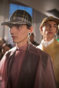 Backstage at Burberry RTW Spring 2018