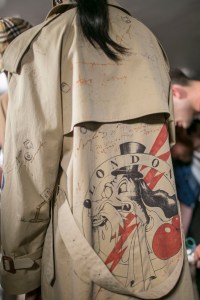 Backstage at Burberry RTW Spring 2018