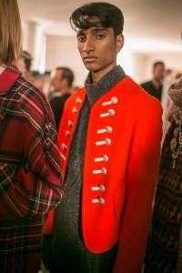 Backstage at Burberry RTW Spring 2018