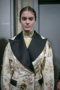 Backstage at Christopher Kane RTW Spring 2018