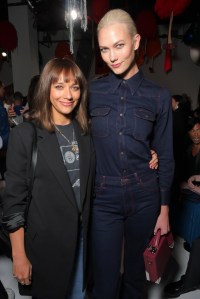 Rashida Jones and Karlie Kloss in the front rowCalvin Klein 205W39NYC show, Front Row, Spring Summer 2018, New York Fashion Week, USA - 07 Sep 2017