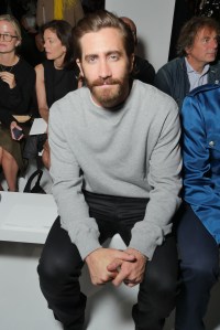 Jake Gyllenhaal in the Front Row at Calvin Klein RTW Spring 2018