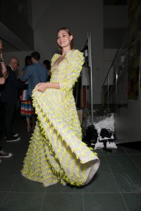 Backstage at Carolina Herrera RTW Spring 2018